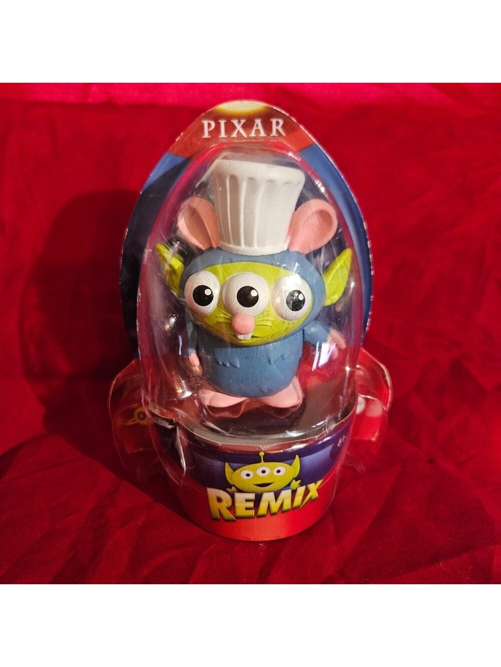 Pixar Toy Story Alien Remix Remy Chef Figure in Rocketship Package